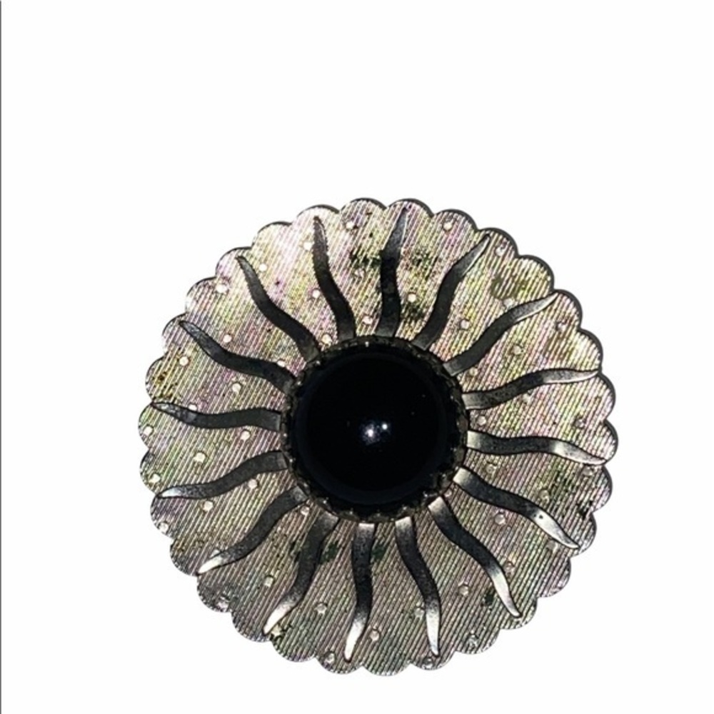 Vintage Sunburst SarahCov Brooch